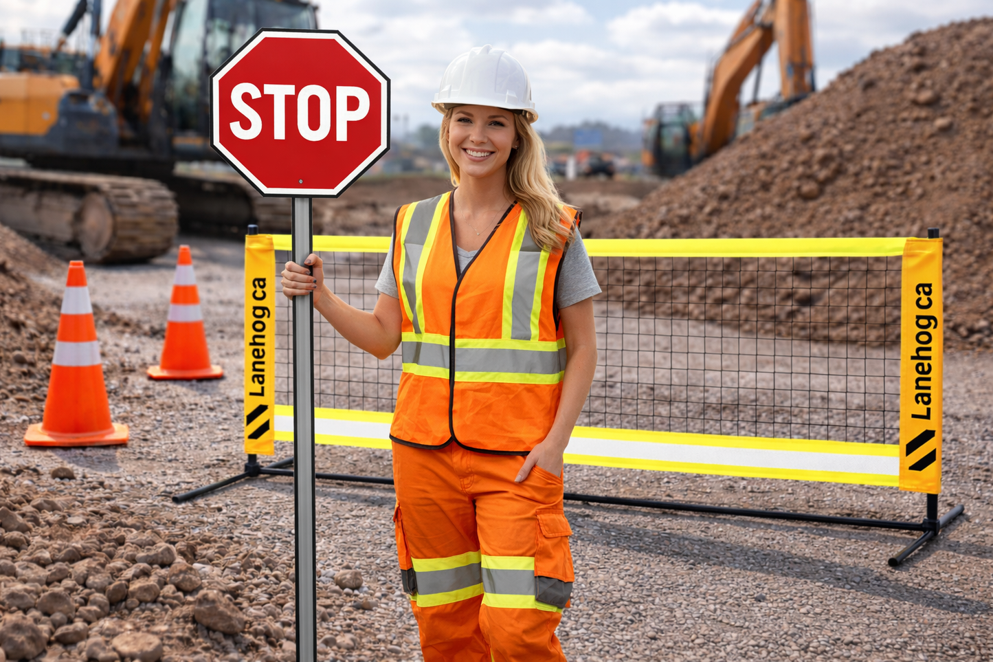 Lanehog™ Portable Site Barrier